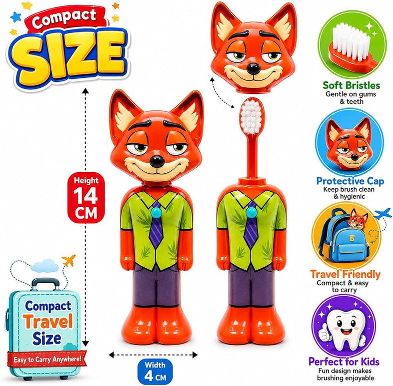 Cartoon Kids Toothbrush Set of 3