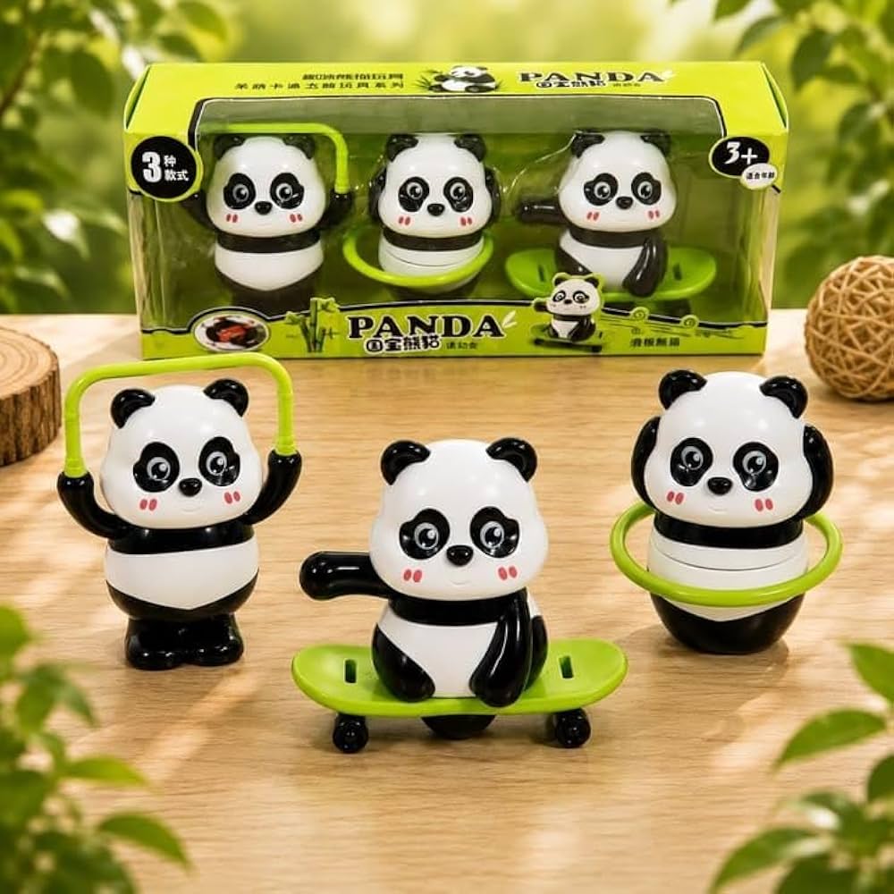 Panda Toys - Pack of 3