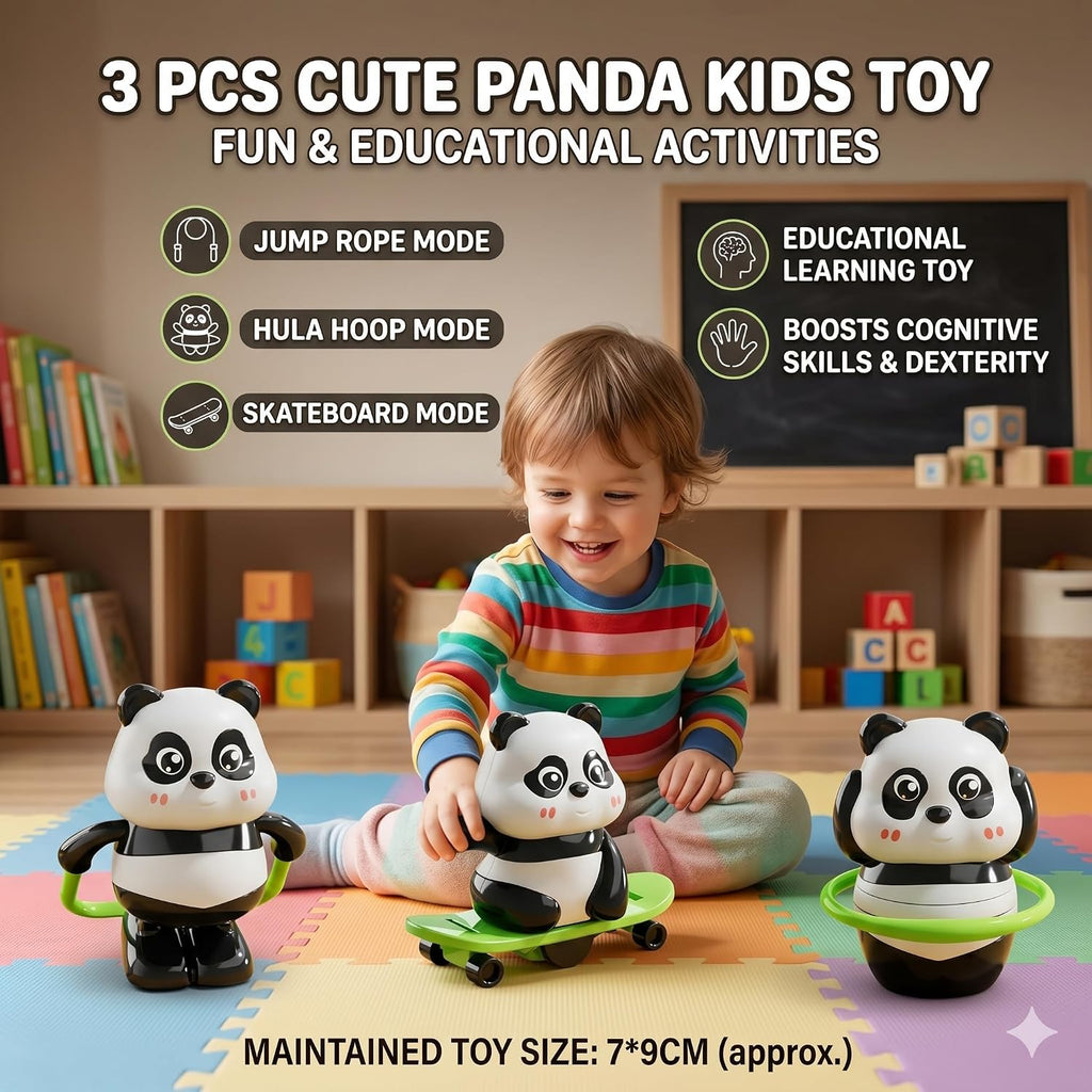 Panda Toys - Pack of 3