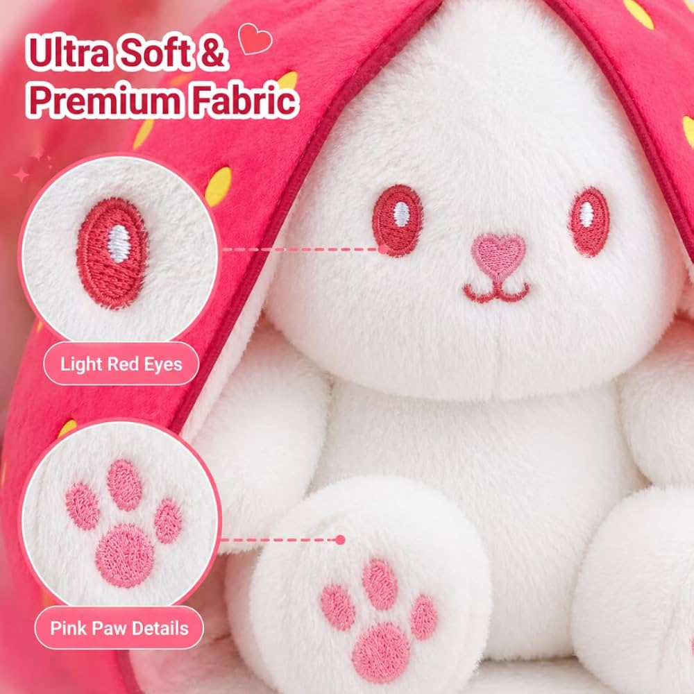 Pink Reversible Plushie