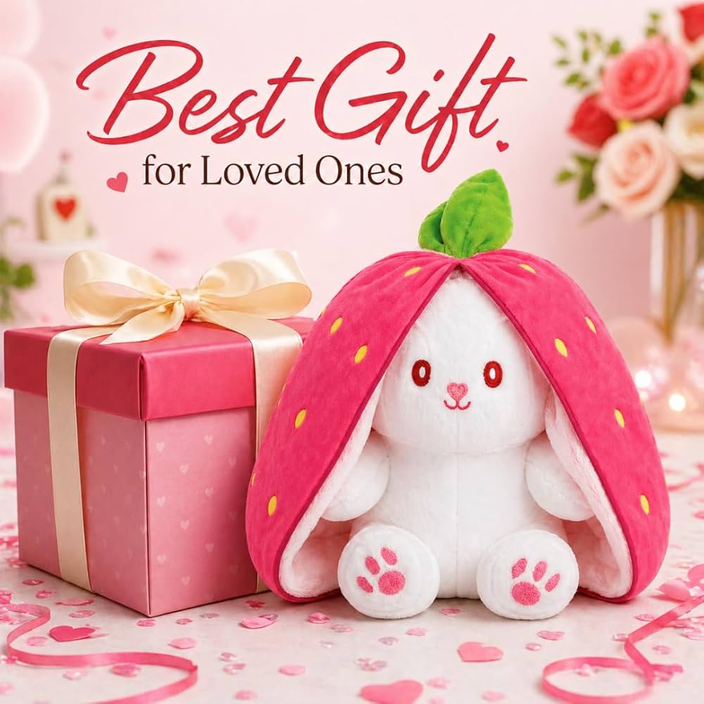Pink Reversible Plushie