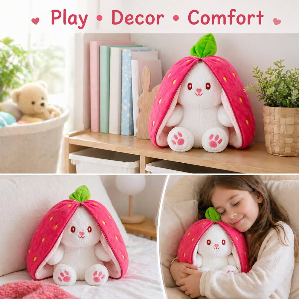Pink Reversible Plushie