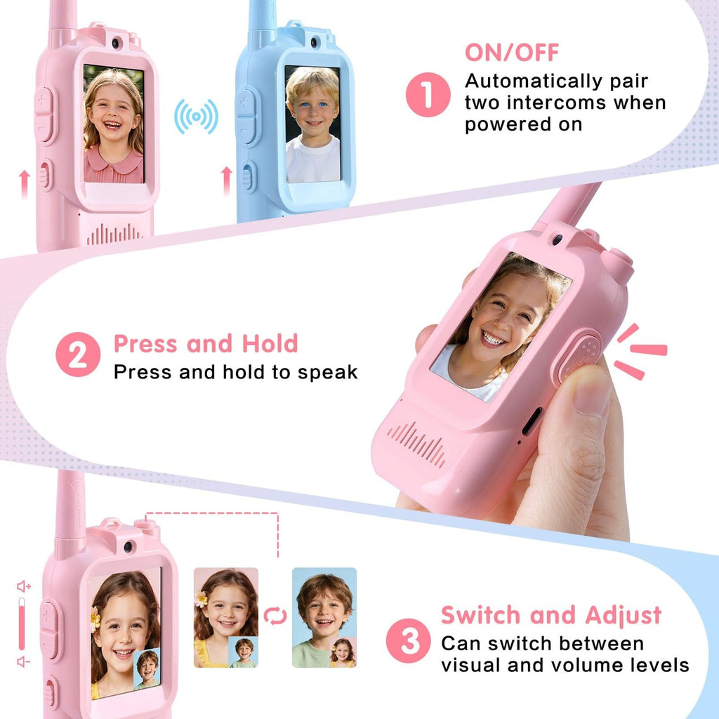 Kids Walkie Talkie - Set of 2