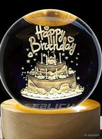 3D Crystal Ball (Birthday Edition) - Beat For Home Decore