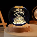 3D Crystal Ball (Birthday Edition) - Beat For Home Decore