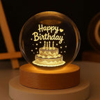 3D Crystal Ball (Birthday Edition) - Beat For Home Decore