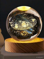 3D Crystal Ball (Solar System) - Best for Home Decore