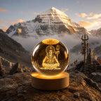 3d Crystal Ball( Mahadev) - Best for Home Decore