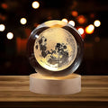 3D Crystal Ball (Moon) - Best For Home Decore
