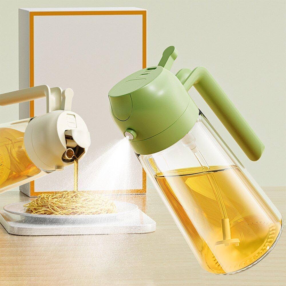 Oil Dispenser Bottle 2 in 1 (Spray & Dispenser) - 500 Ml