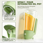Oil Dispenser Bottle 2 in 1 (Spray & Dispenser) - 500 Ml