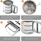 Stainless Steel Flour Shifter