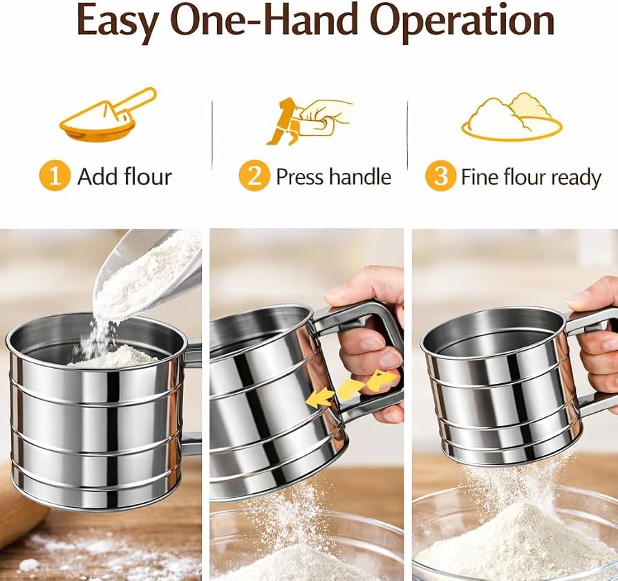 Stainless Steel Flour Shifter